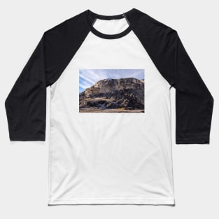 Yellowstone National Park Rock Formation Baseball T-Shirt